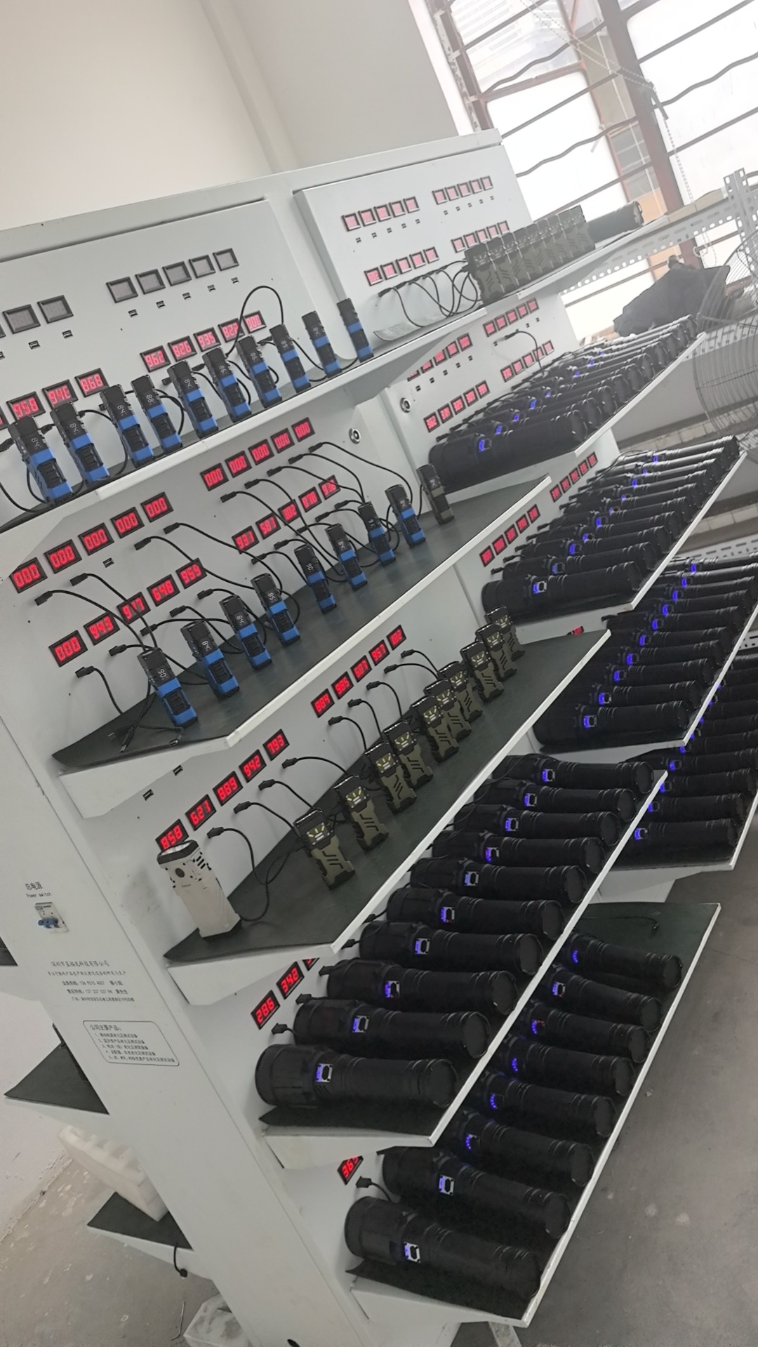 Charging & Aging Test at Ningbo Xinjue Electric factory